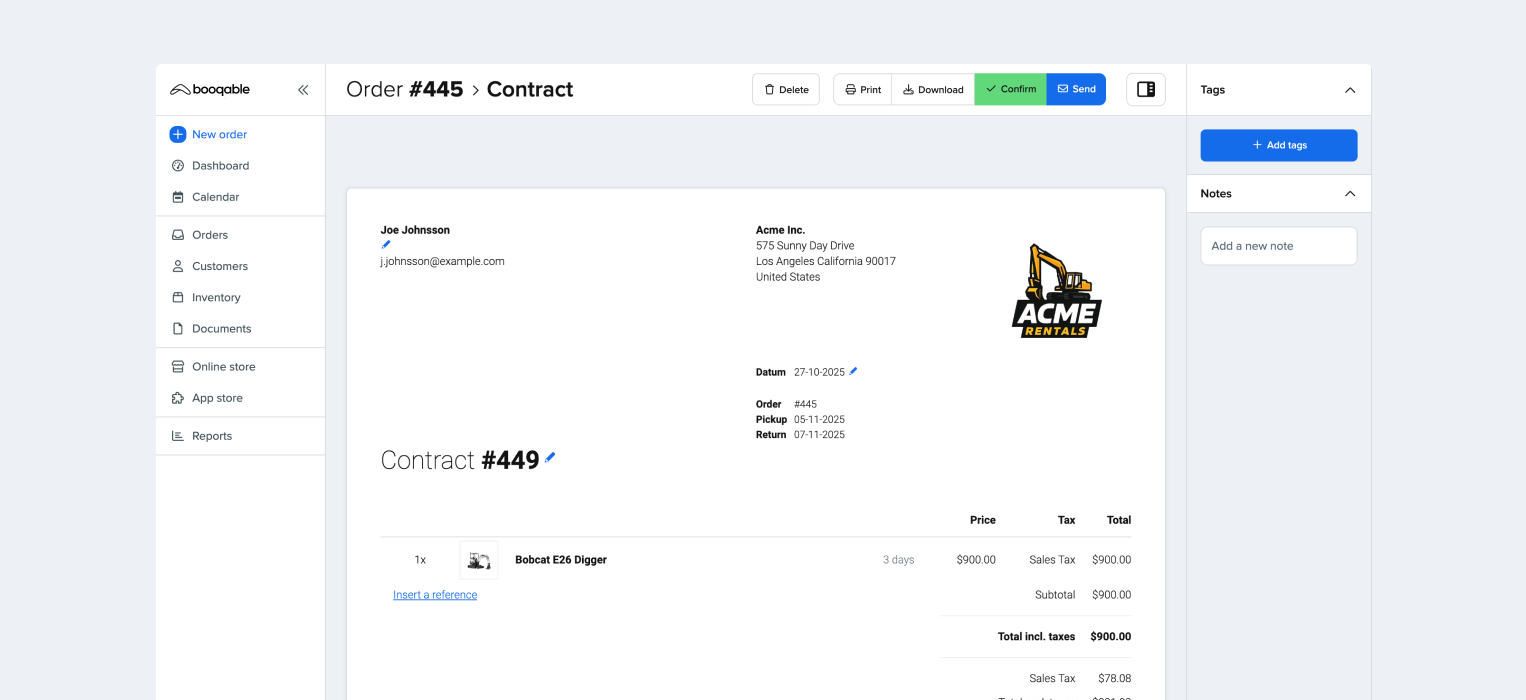 Booqable Software - 4