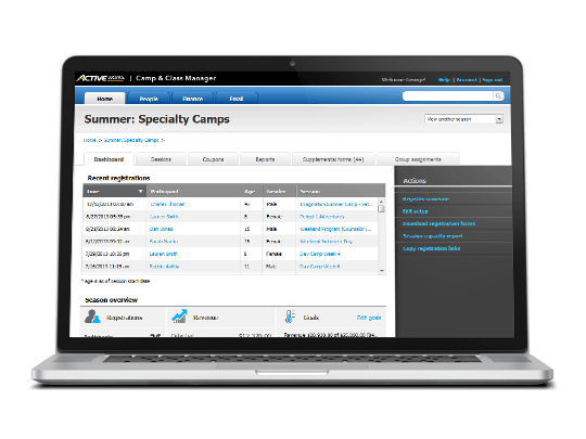 ACTIVE Camps Software - 2