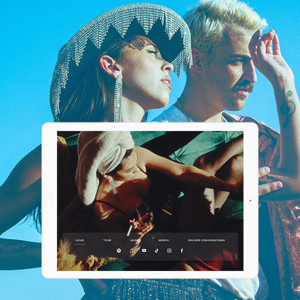 Bandzoogle screenshot