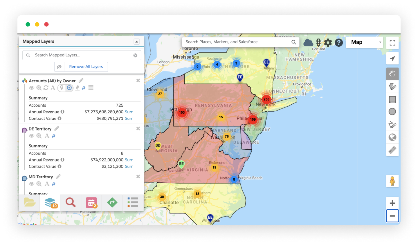 Geopointe geographic analysis