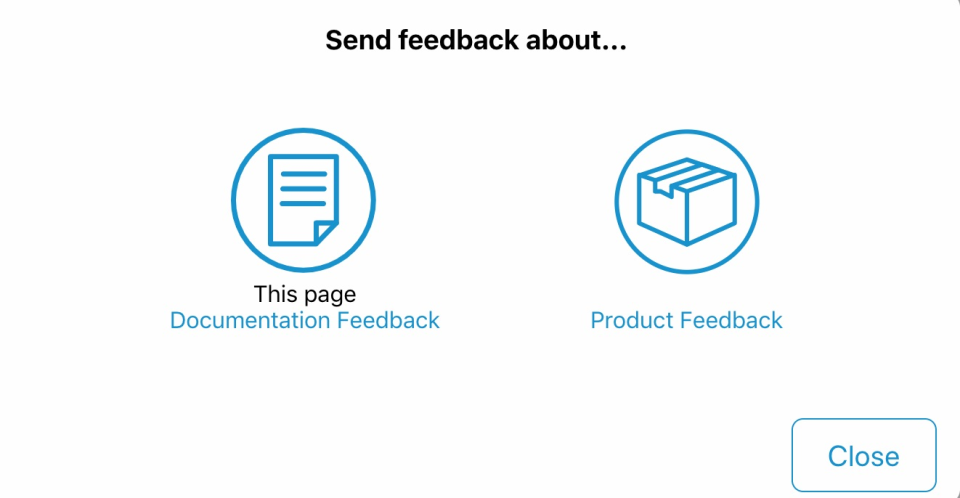 Vocally screenshot: Vocally feedback options