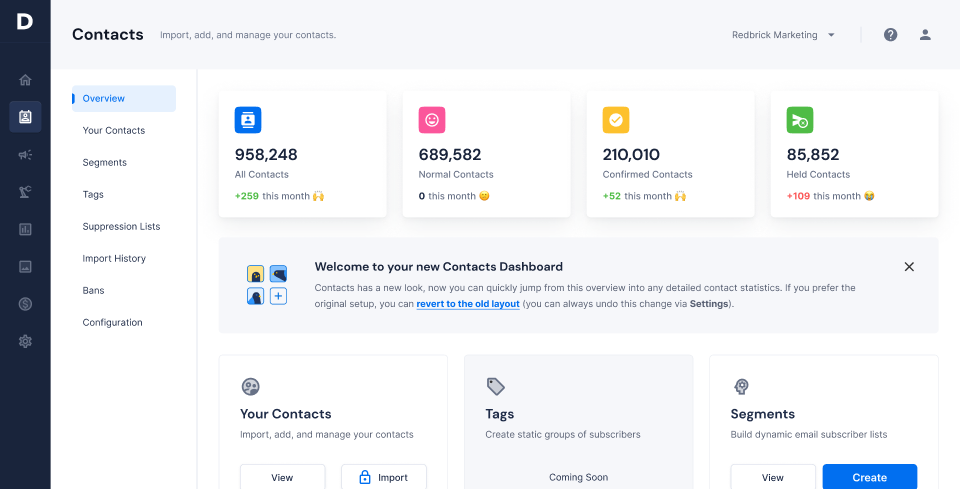 Delivra Software - Contacts