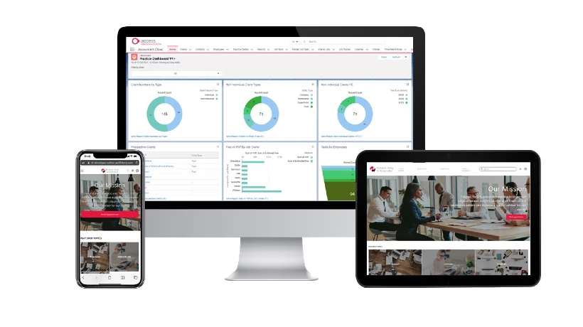 Client-centric compliance & practice management, available anytime anywhere