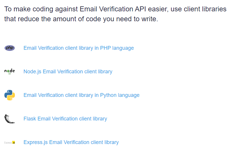 email verification api