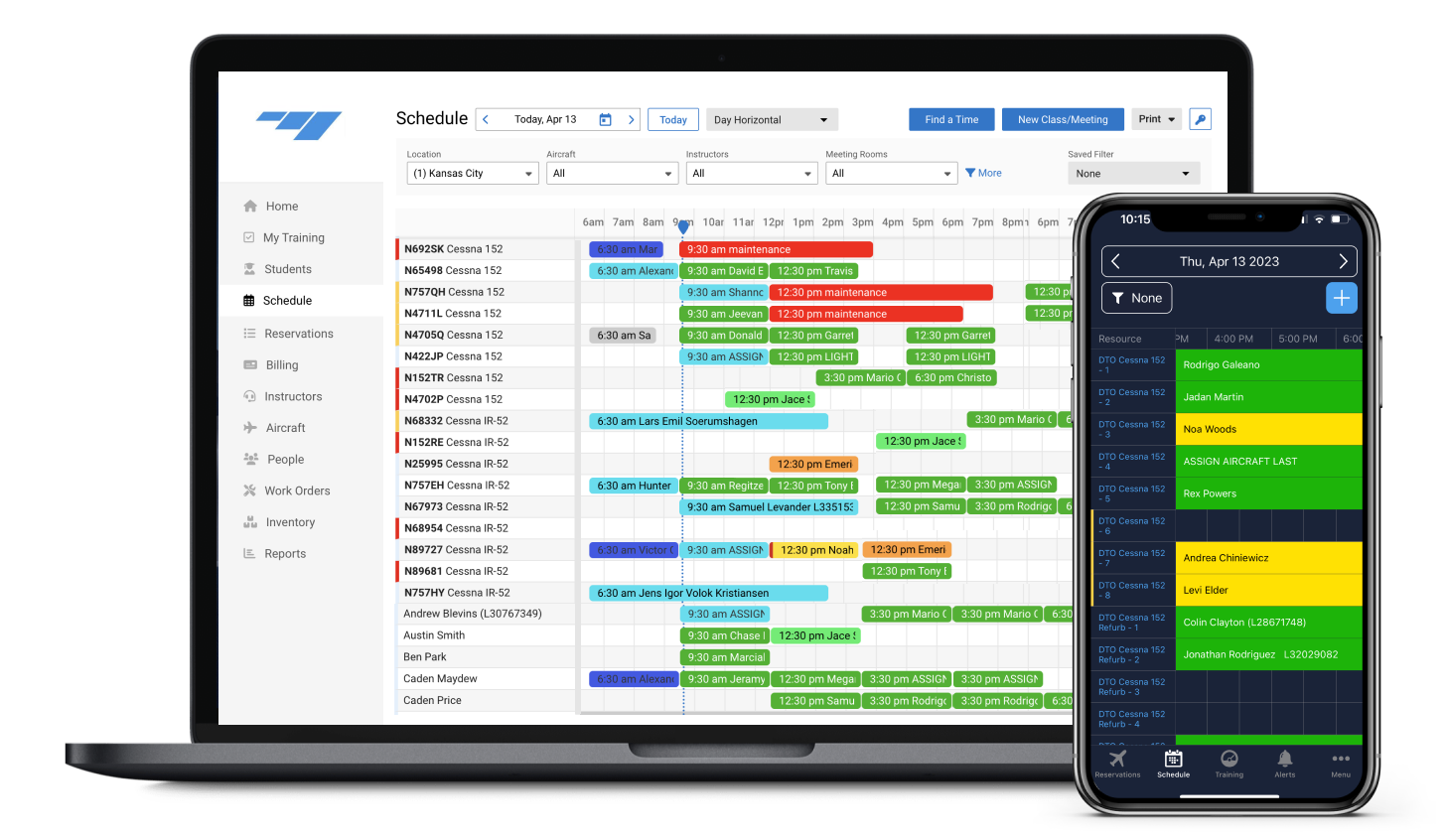 Scheduling Hub: Simplify flight reservation management and maximize aircraft utilization