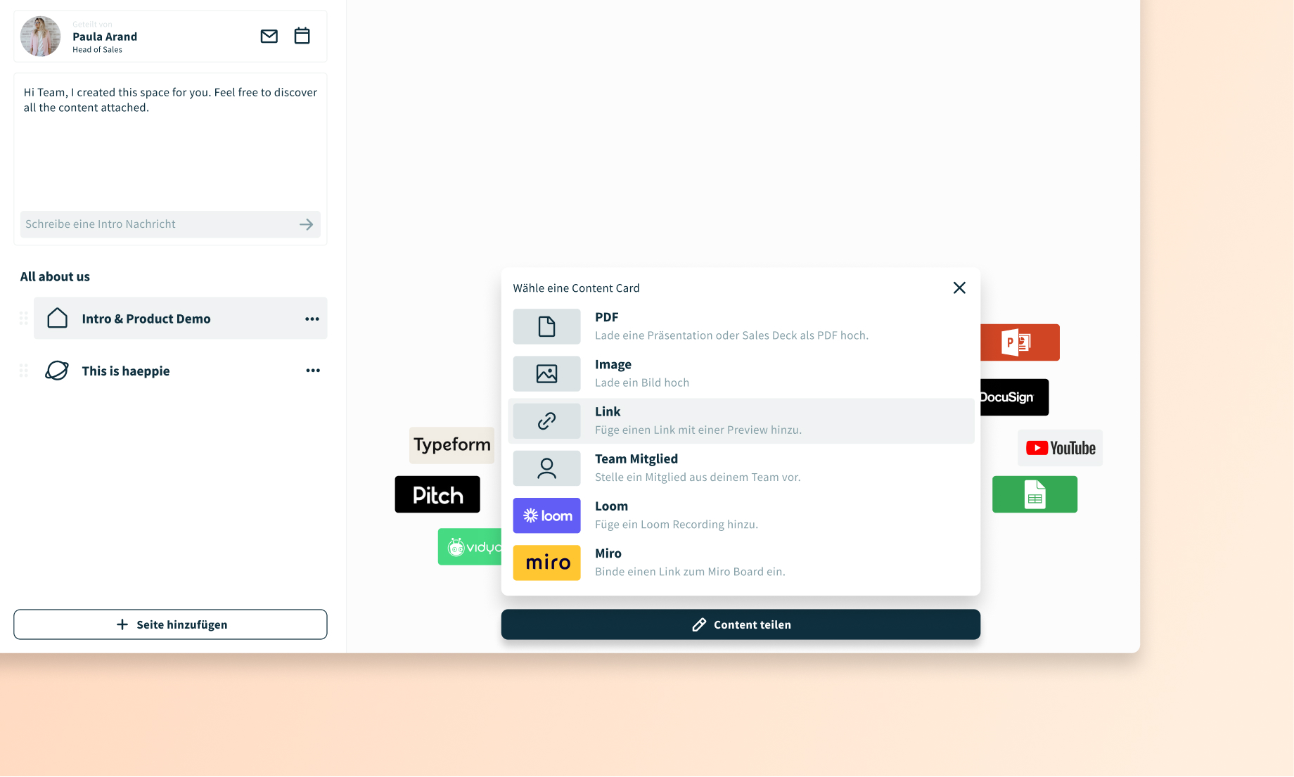 haeppie Software - Share almost any content