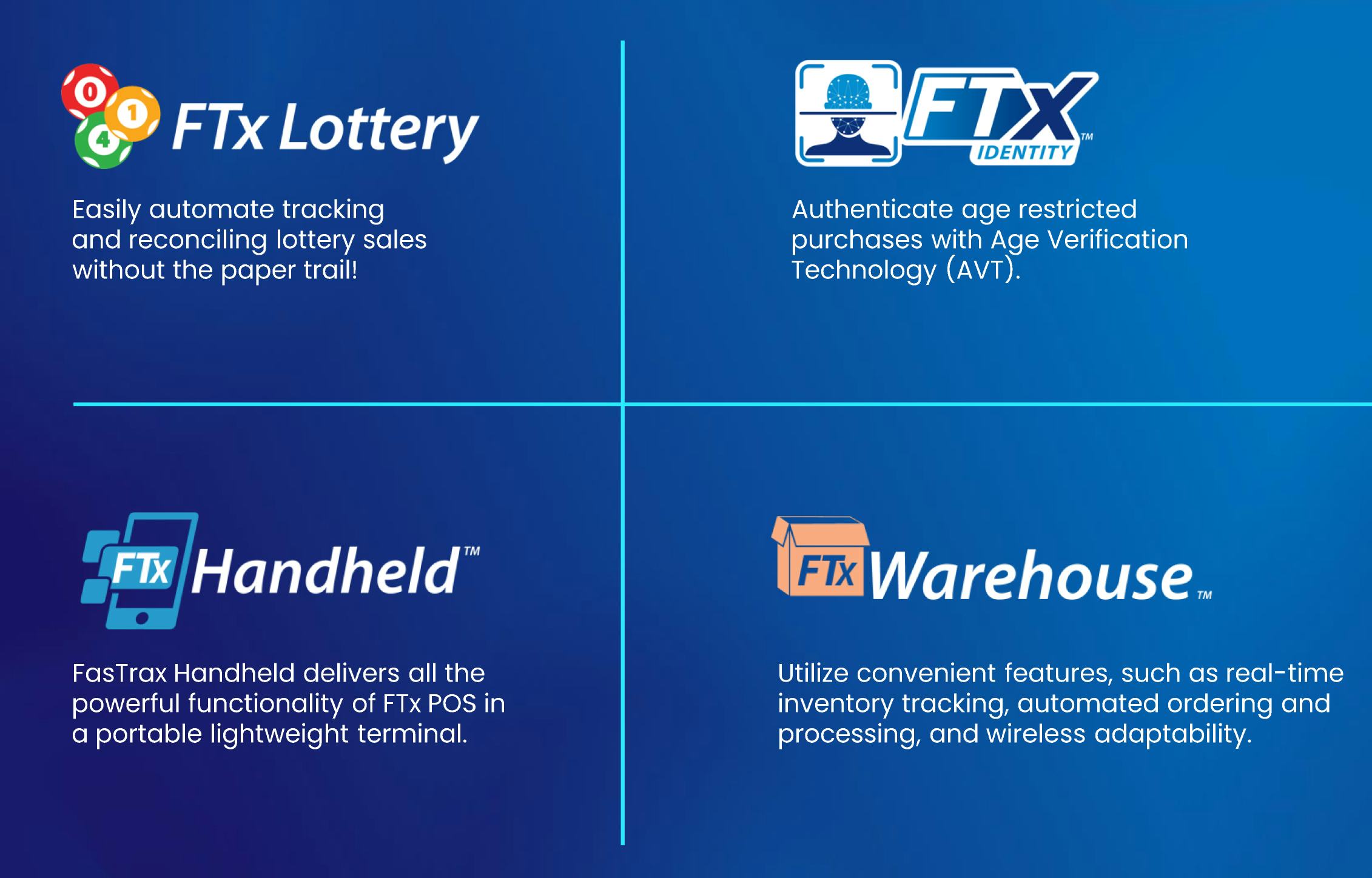 FTx POS Software - FTx POS is a tailored solution to fit perfectly for your business. Our solutions include the key features you need, without all the extras that you don't. Simplify your sales process with the right tools.