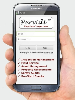 Pervidi Inspection Software - Access Pervidi while on the go using the native mobile apps for Android and iOS