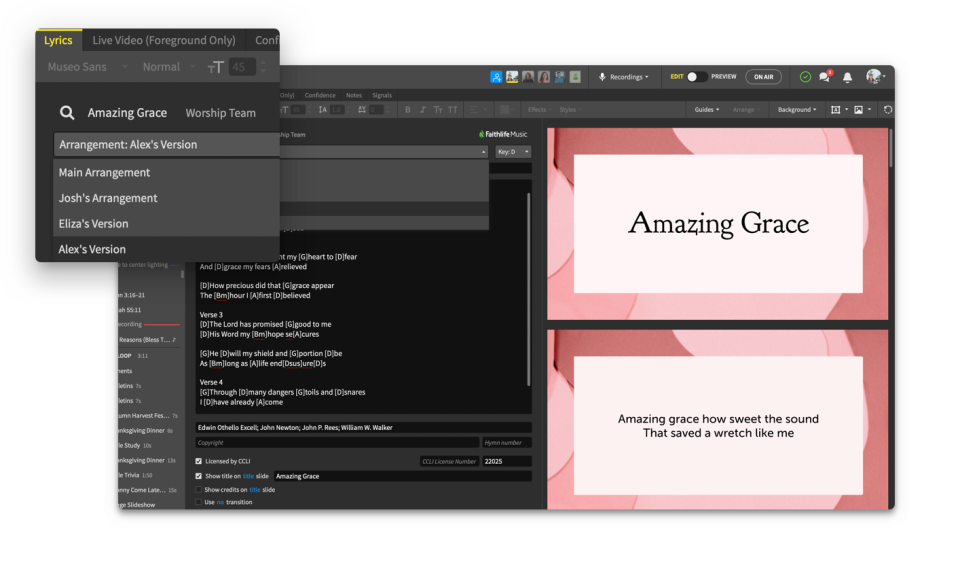 Song Arrangements-thumb