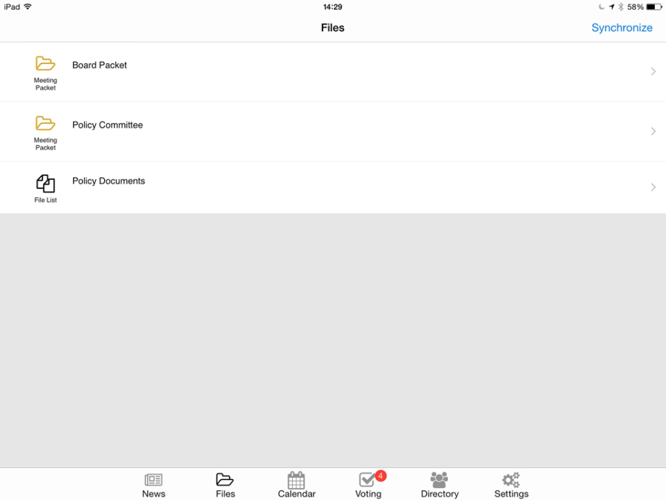 MyBoardPacket screenshot: MyBoardPacket files