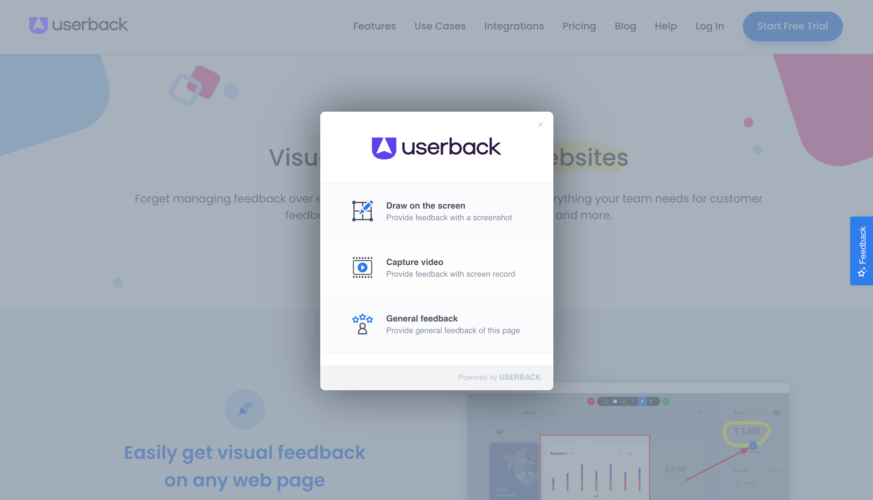 Userback Software - 1
