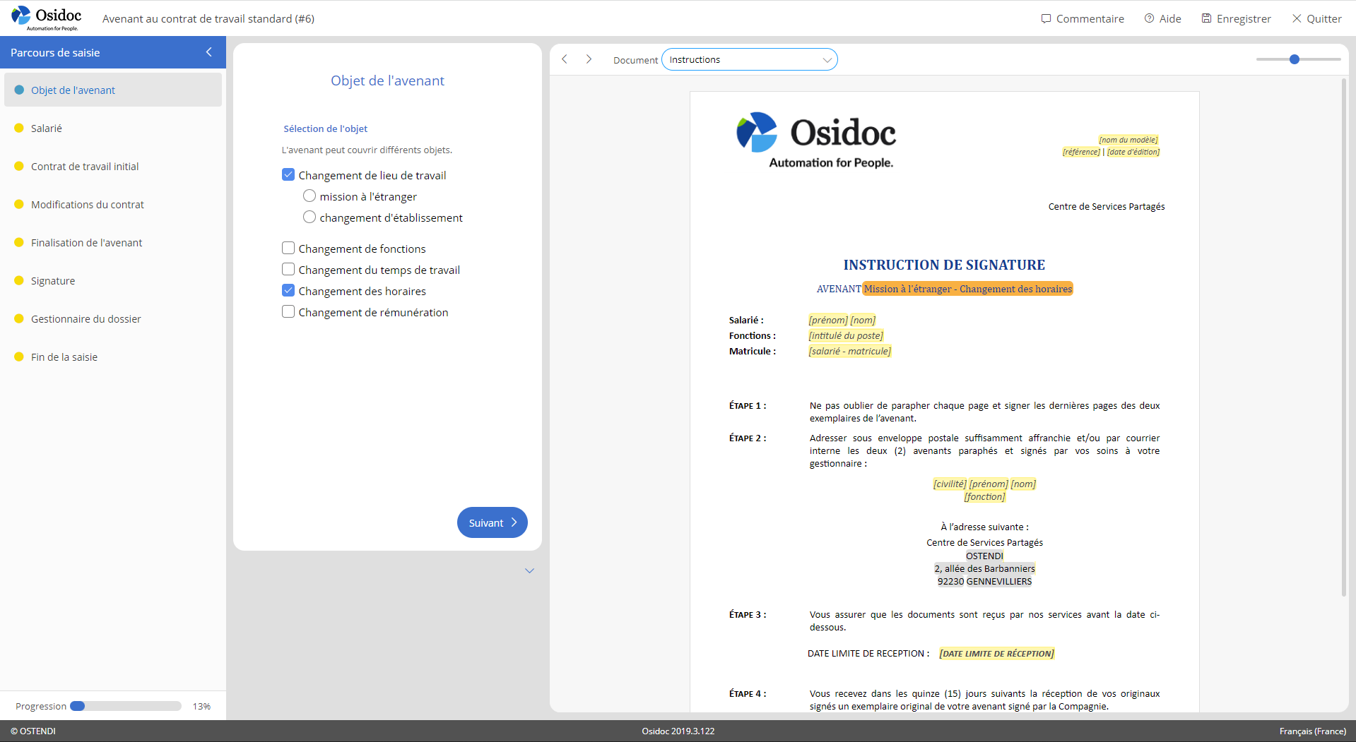 Osidoc screenshot: Osidoc SERVER