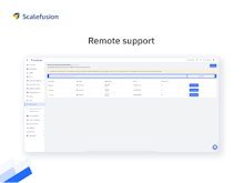 Scalefusion Software - Resolve device issues remotely, with minimum IT intervention. Create context-aware support tickets on integrated ITSM platforms.
