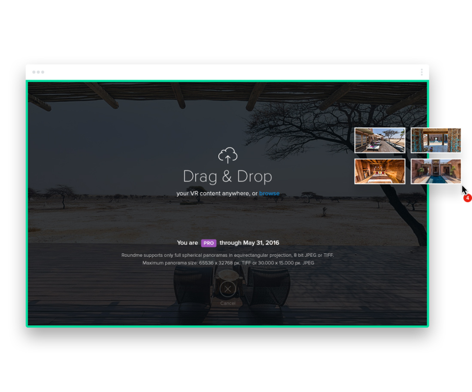 Upload 360 panoramas-thumb