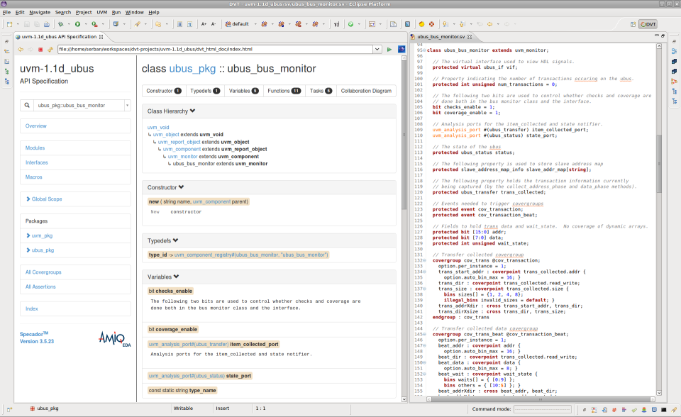DVT Eclipse IDE generate HTML documentation
