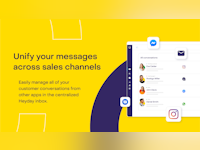 Heyday Software - Easily manage all of your customer conversations from other apps in the centralized Heyday inbox.
