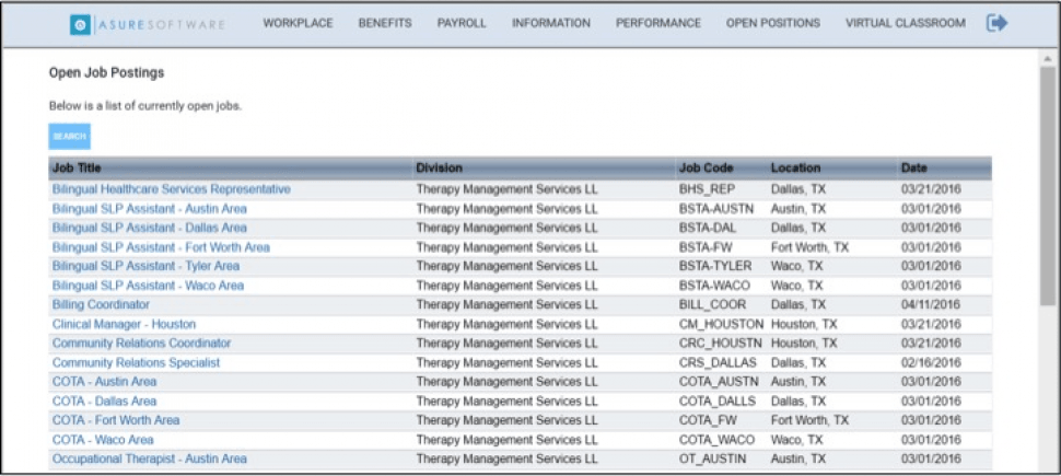 Internal Job Postings
