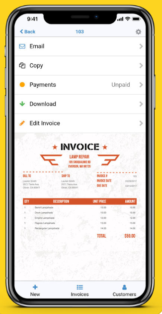 home invoicing