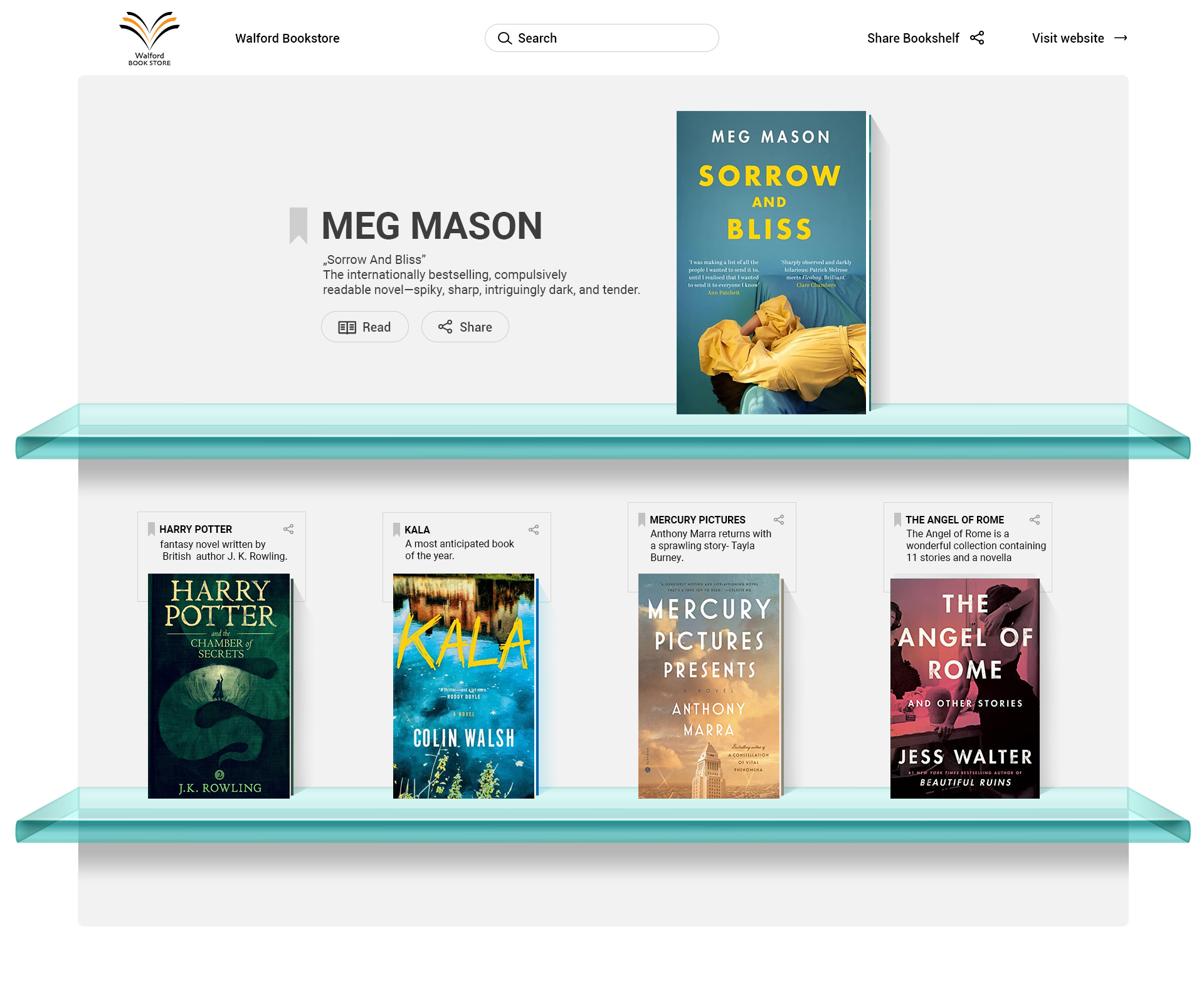 Publish your flipbooks collection in one place- your own online bookshelf. Customize and embed it on your website in seconds. Simple as that!