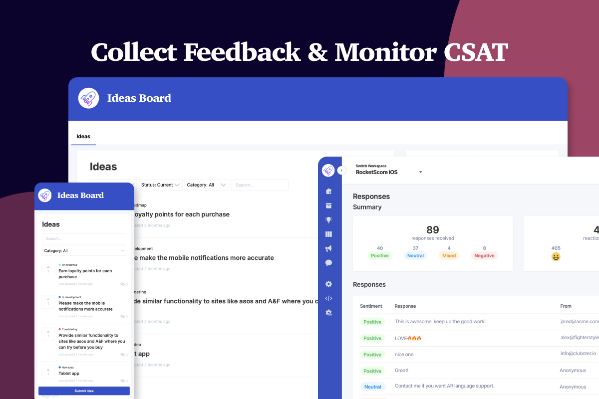 Collect Feedback and Monitor CSAT Scores