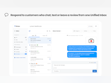 Birdeye Software - Unified Inbox - Respond to customers who chat, text or leave a review from one Unified Inbox