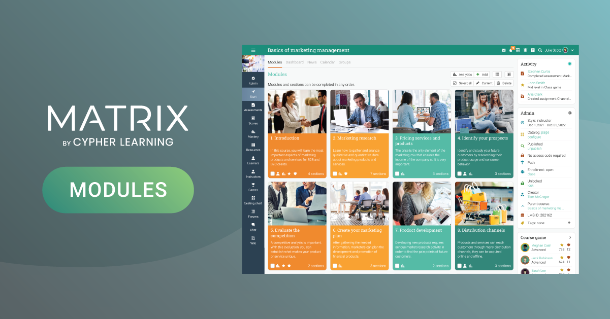 Matrix LMS Software - 4