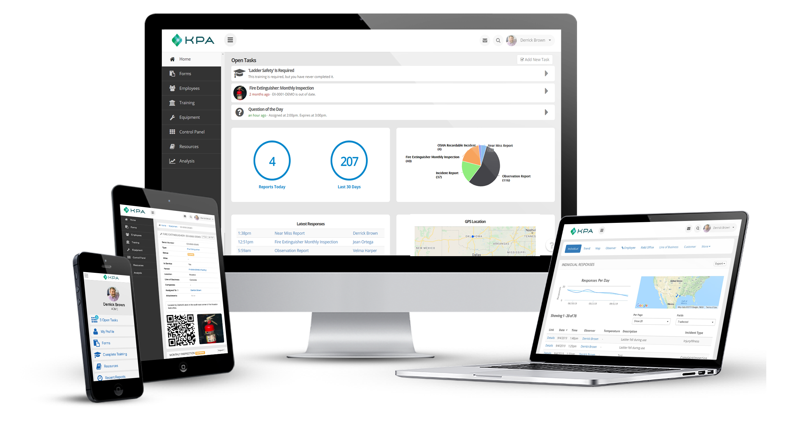 KPA Flex is an all-in-one cloud-based safety management software platform designed the help organizations quickly establish and implement a comprehensive safety program, make data-driven decisions, and take real-time action to stay safe and compliant.