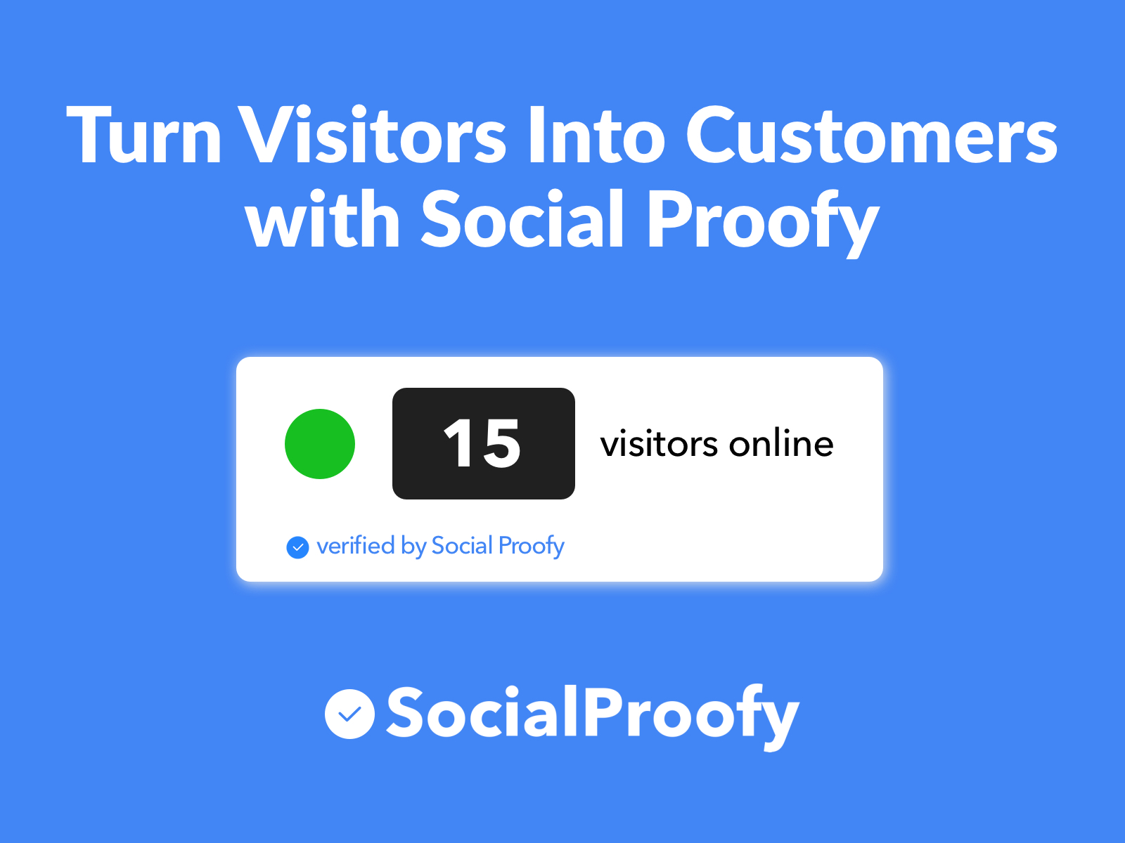 Social Proofy live visitors