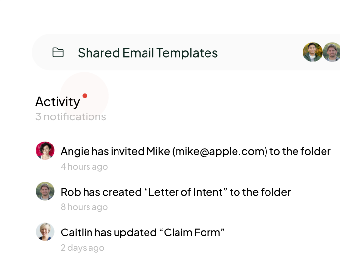 typedesk screenshot: typedesk track activity