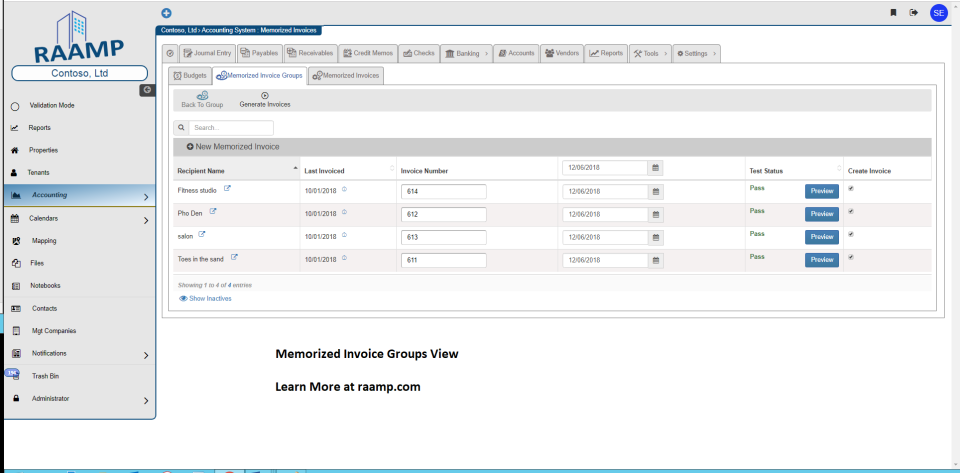RAAMP Software - 4