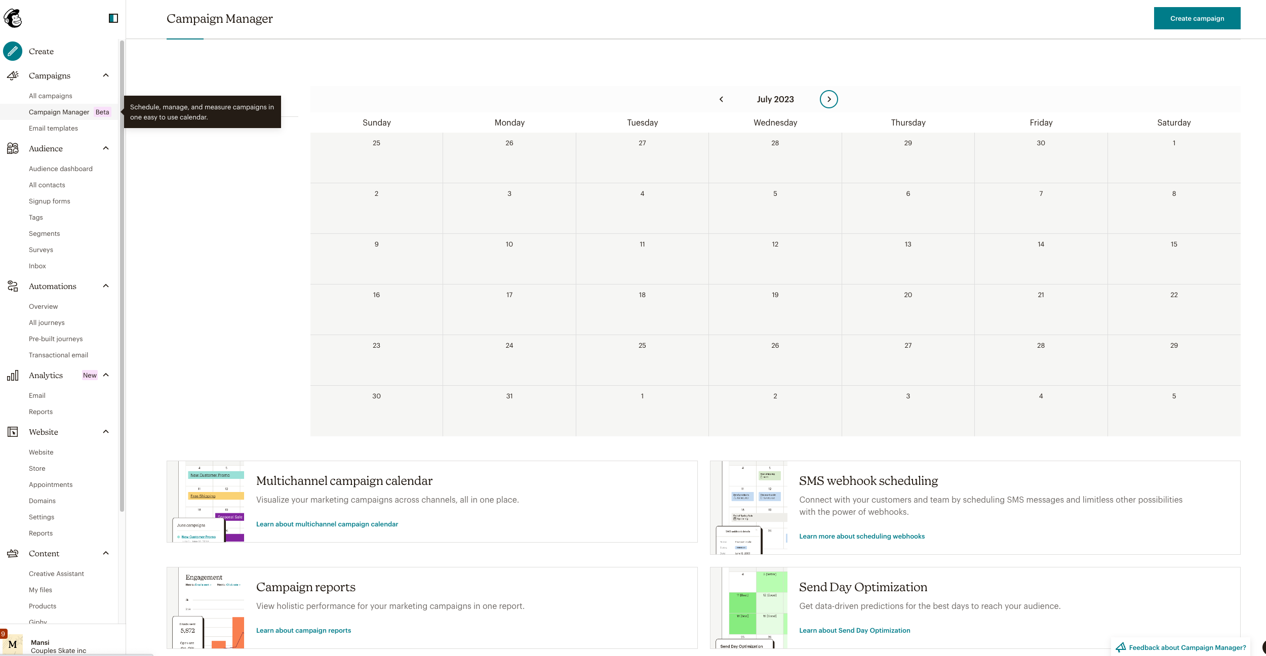 Mailchimp Software - Schedule, manage and measure campaigns in one easy-to-use calendar.