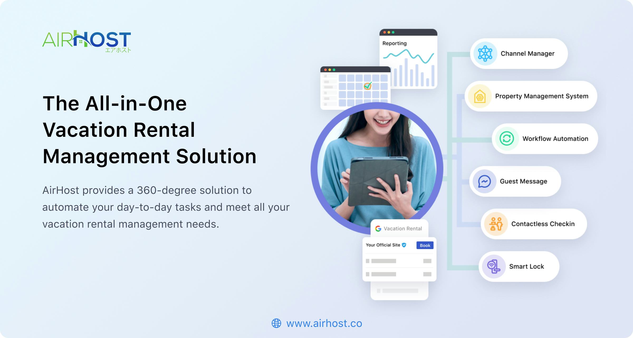 AirHost Software - All-in-One Vacation Rental Management Solution
