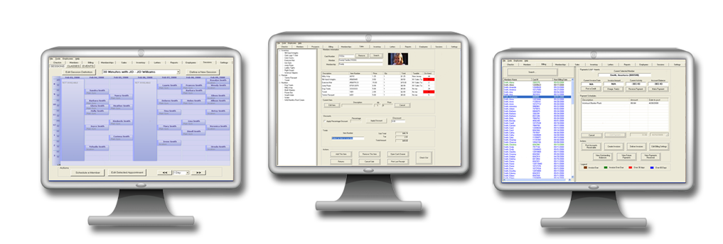 Club Sentry screenshot: Club Sentry add-on modules dashboards