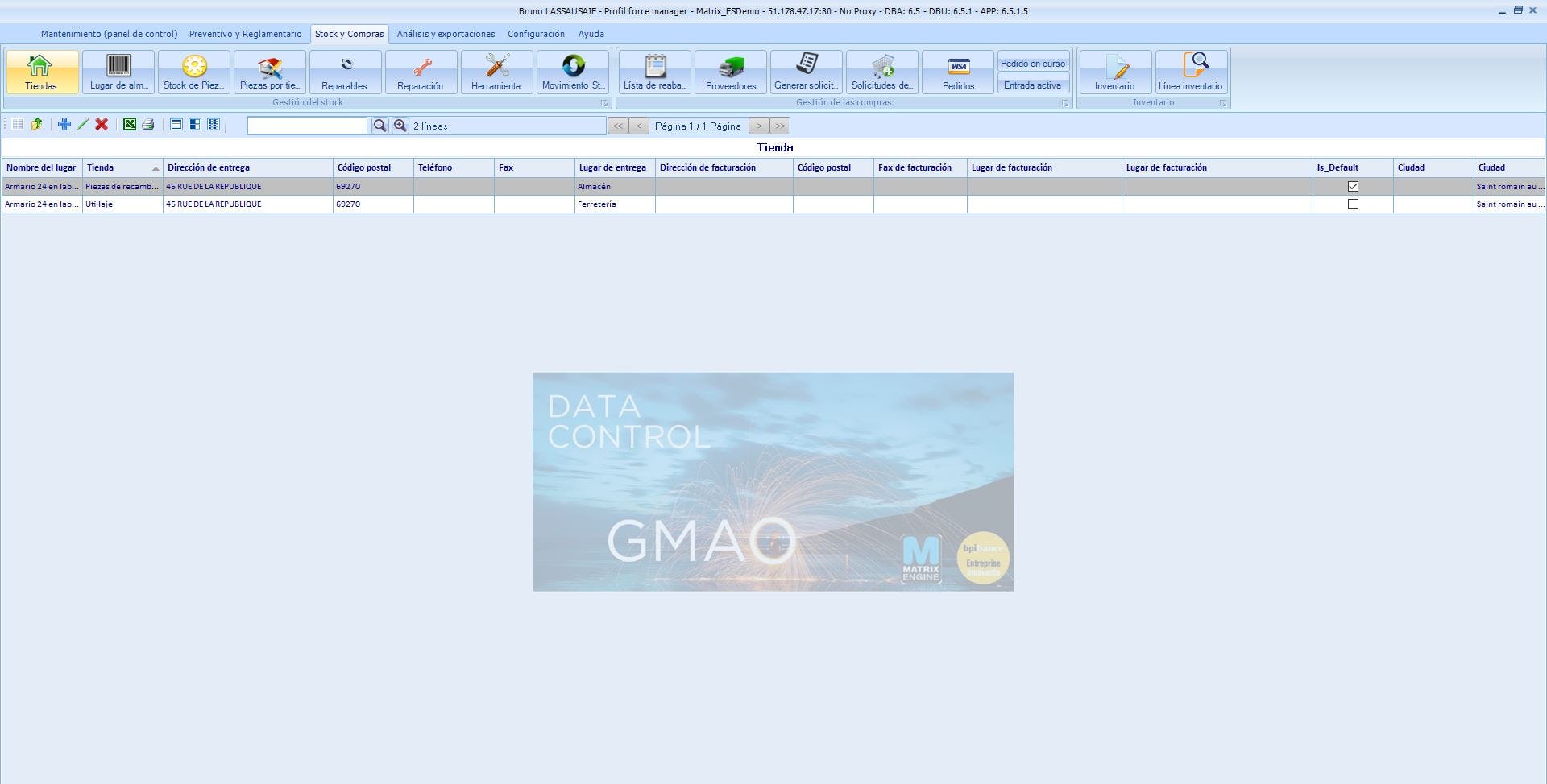 Matrix Engine GMAO Software - 4