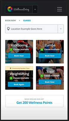WellnessLiving Software - Student mobile app