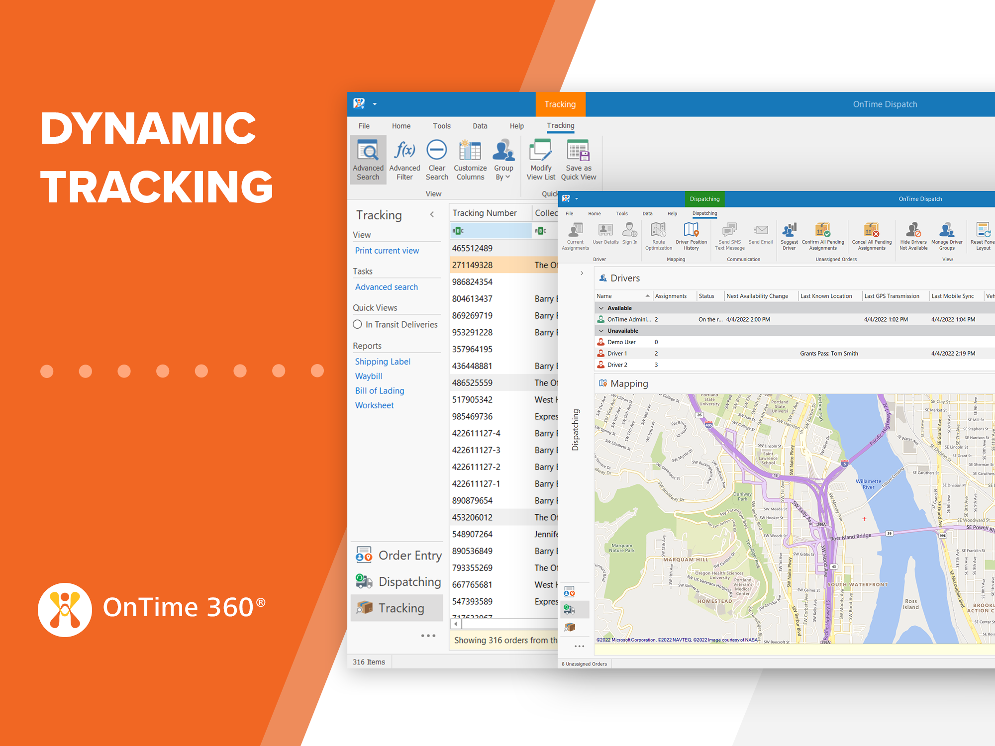 OnTime 360 Software - Complete Dispatching Tools