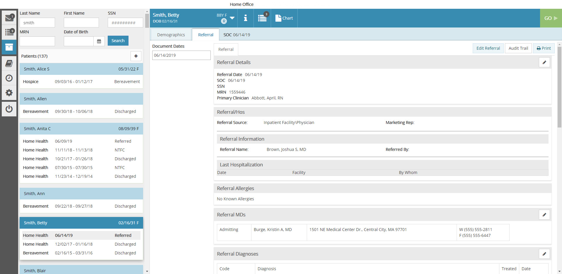 Casamba web intake referral
