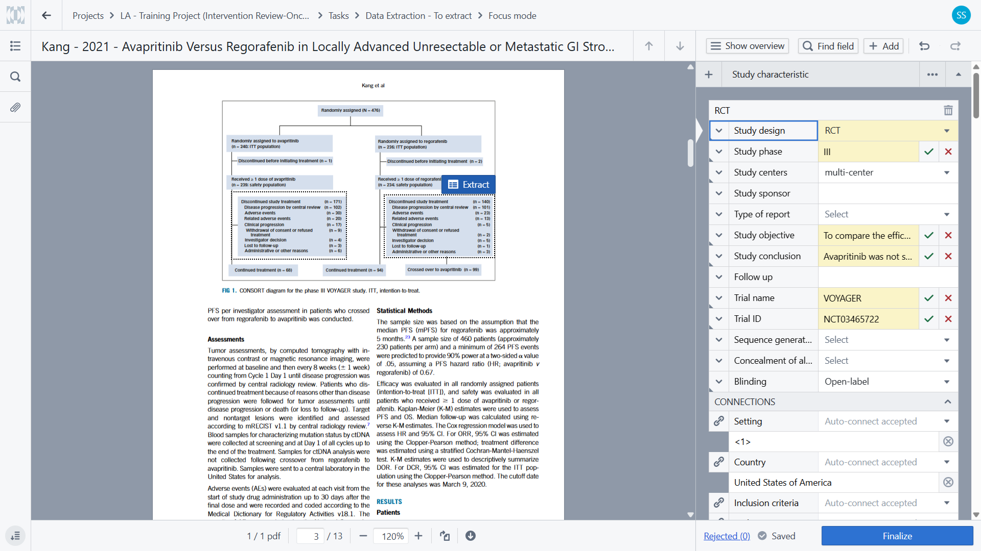 Laser AI screenshot: Laser AI data extraction from tables
