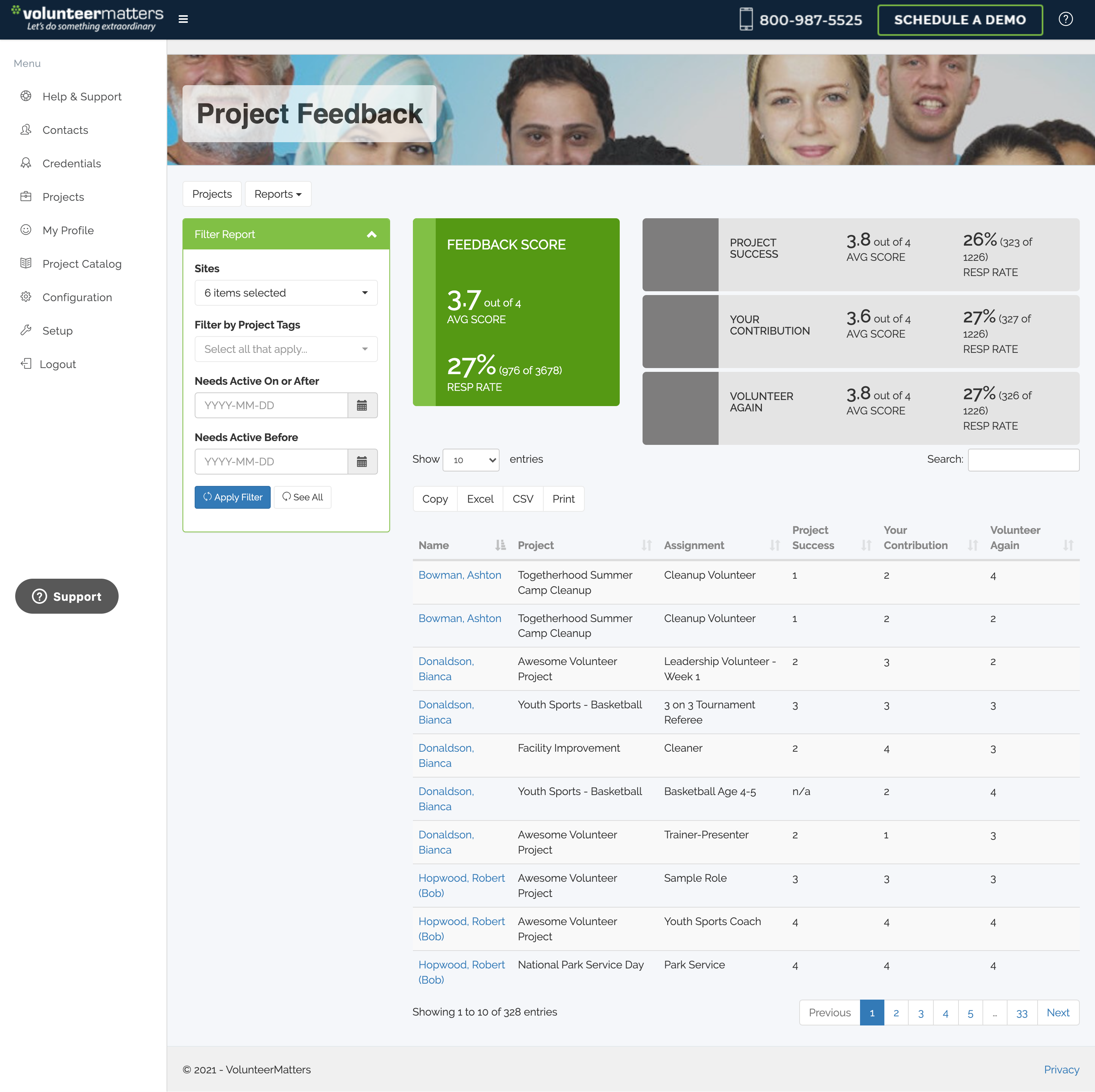 VolunteerMatters Software - 3