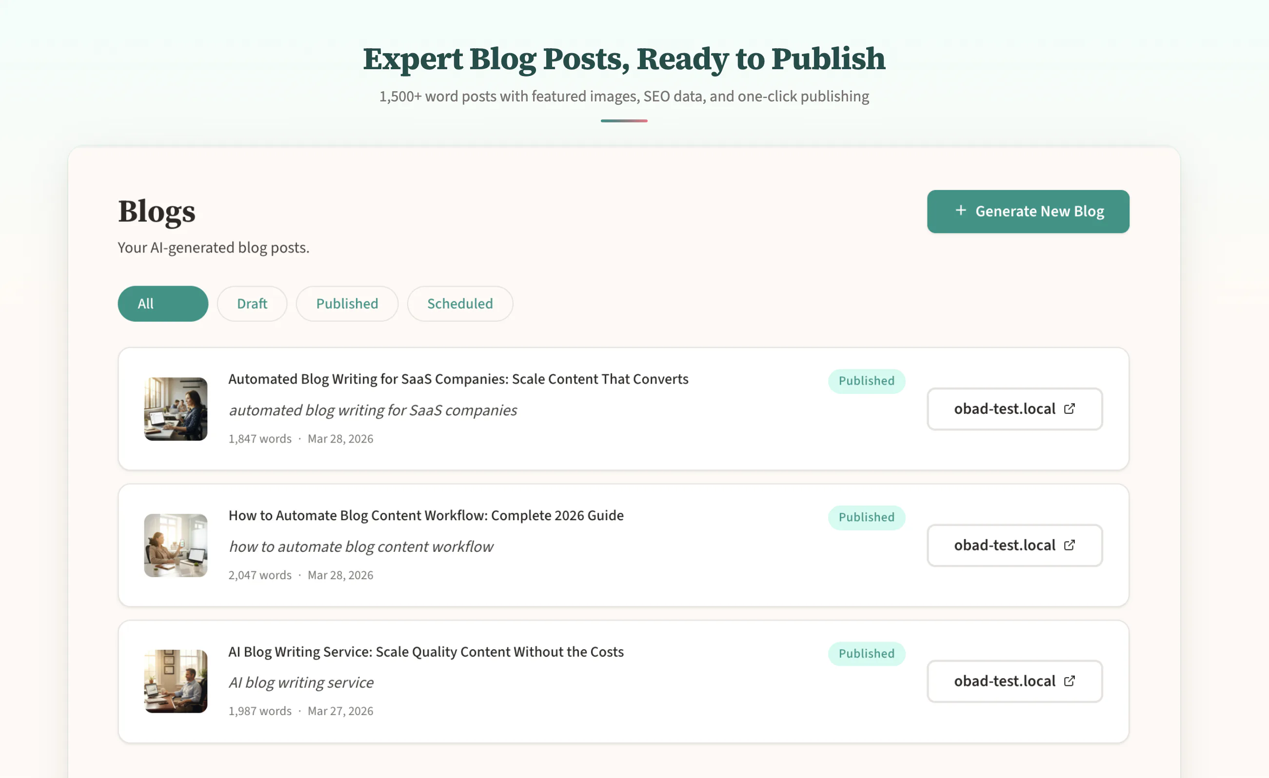 One Blog a Day Price, Features, Reviews & Ratings - Capterra India