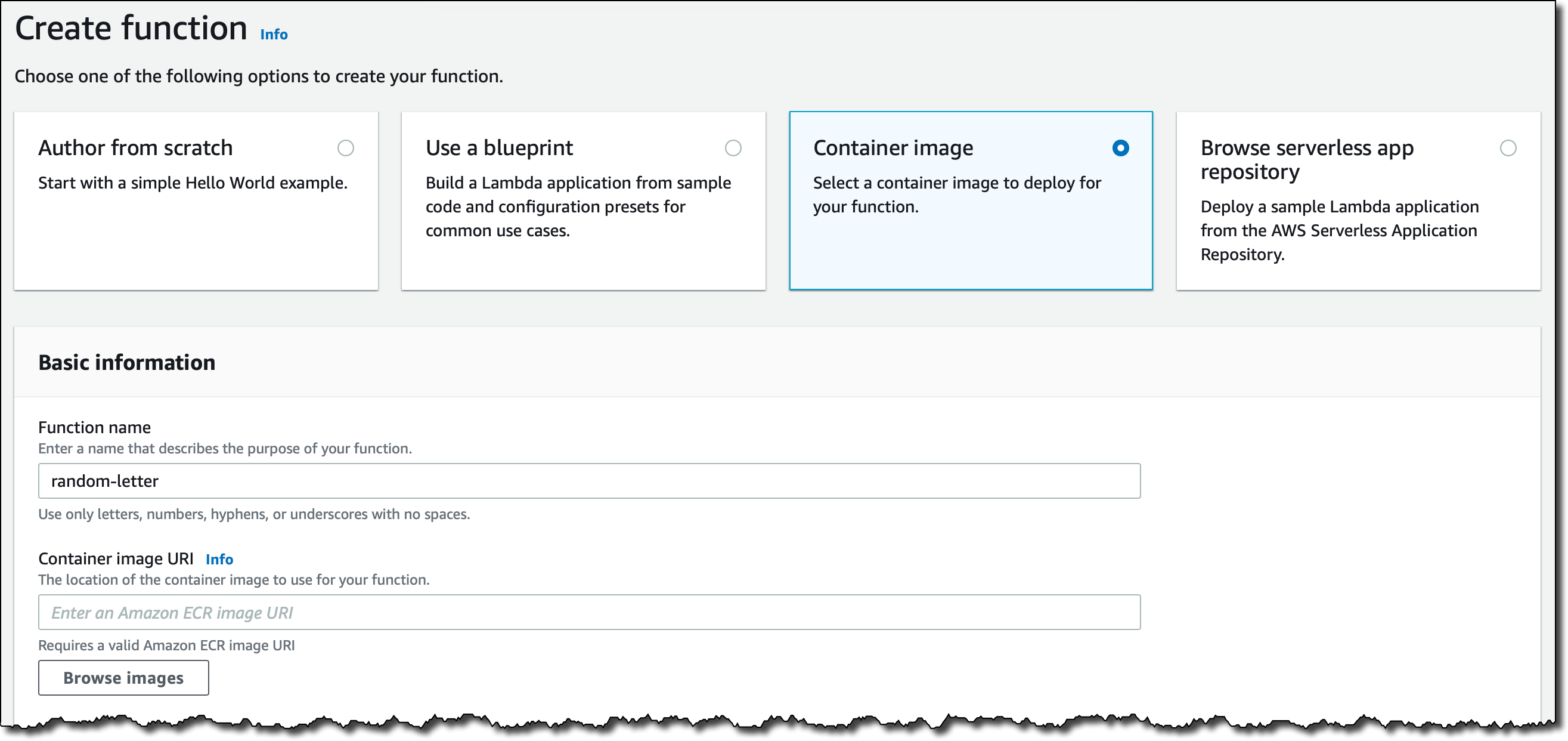 AWS Lambda Software - AWS Lambda create functions