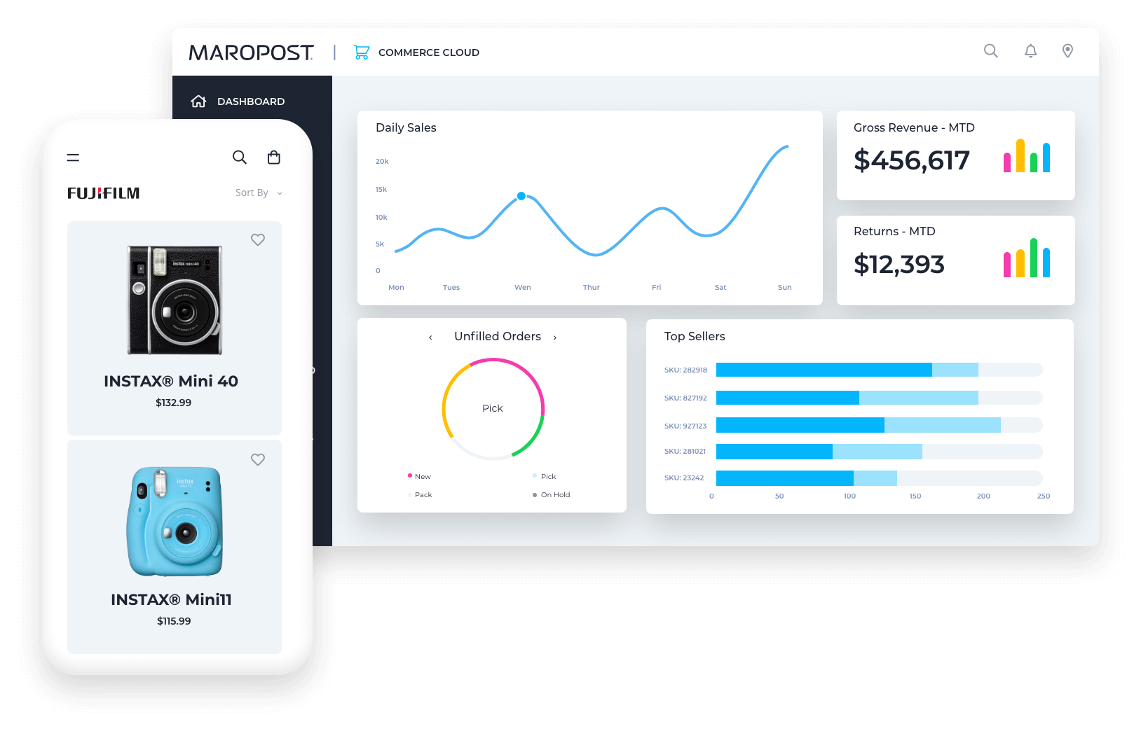 Maropost Commerce Cloud screenshot: The Unified Ecommerce Platform