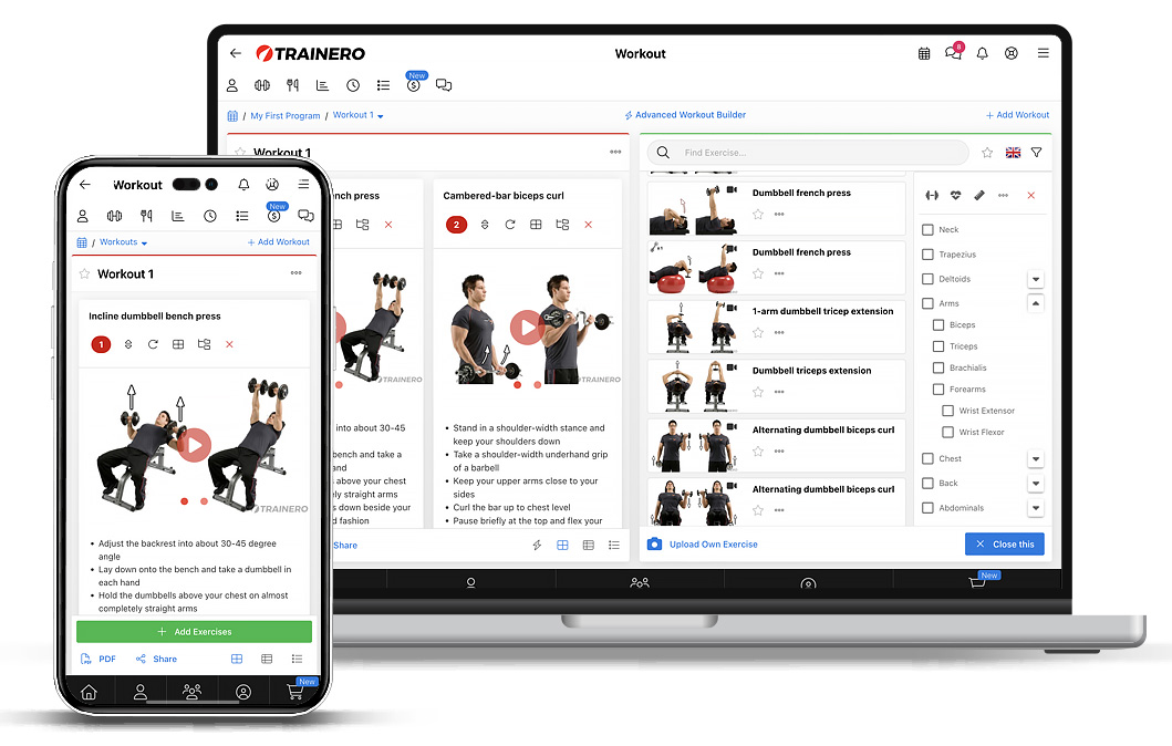 Trainero screenshot: Coach App
