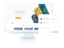 Instapage Software - Save your team time with Instapage collaboration, which enables your designers, account managers, and clients to leave feedback right on a landing page.