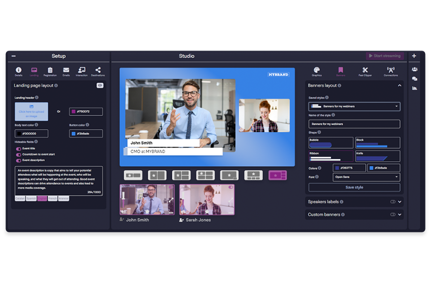 Watchity screenshot: The most complete enterprise video engagement platform