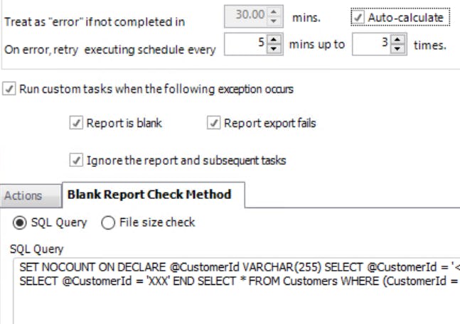 PBRS Software - Nothing is more infuriating that receiving an email with a blank attachment. That's why your users will love the Exception Handling module in PBRS.