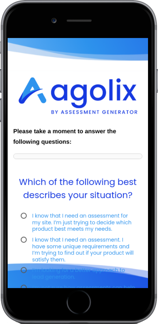 All assessments are mobile friendly