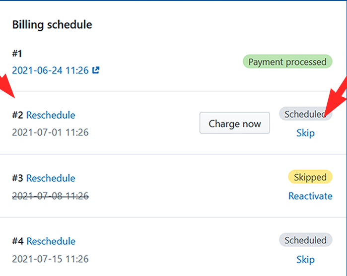 Seal Subscriptions screenshot: Seal Subscriptions recurring payments