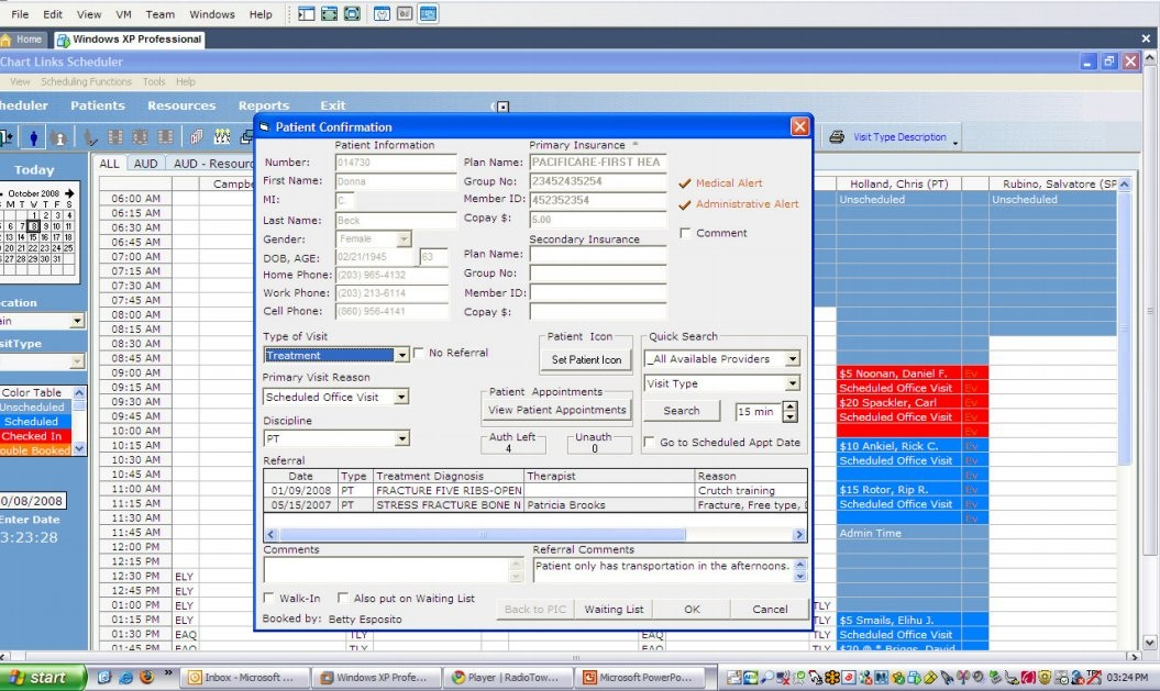 Chart Links Software - Scheduler