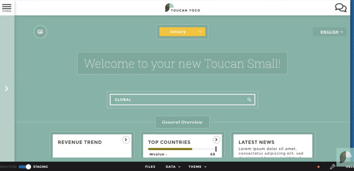 Toucan Software - Toucan Toco studio module screenshot